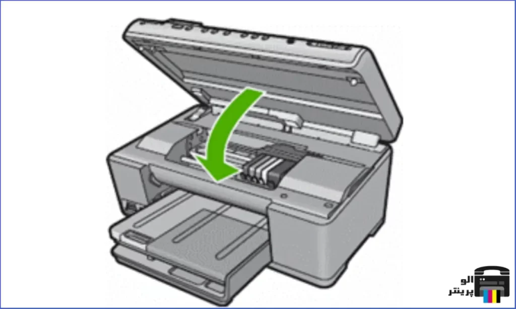 بستن در دسترسی پرینتر پس از رفع گیر کردن کاغذ در آن